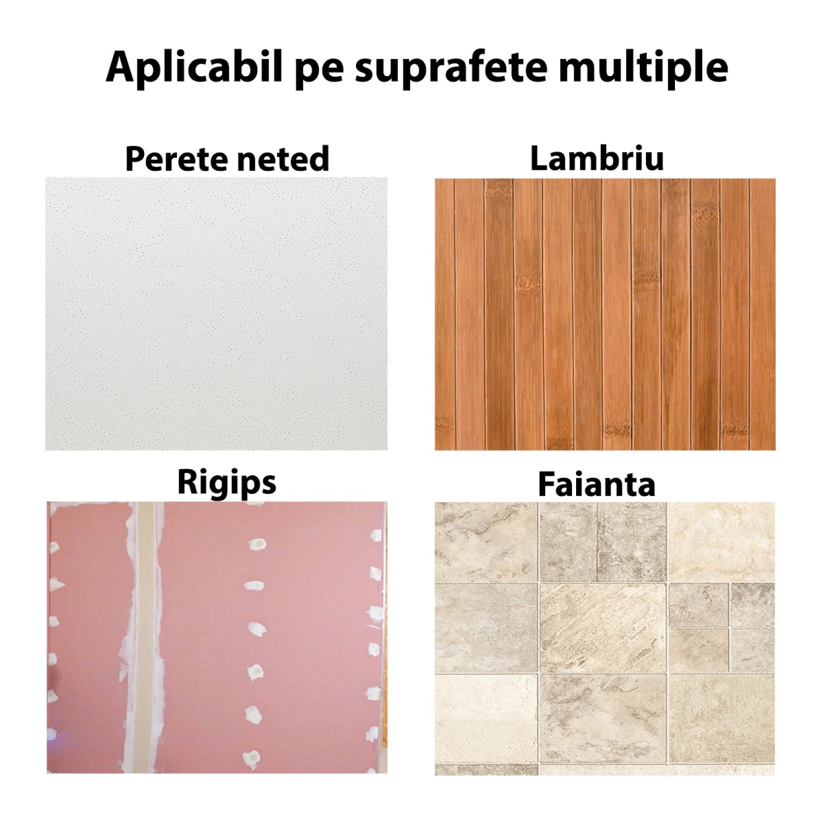 Rola panou autoadeziv, Naimeed D5693, design modern, 2mm grosime, 60x300cm, Gri | D5693