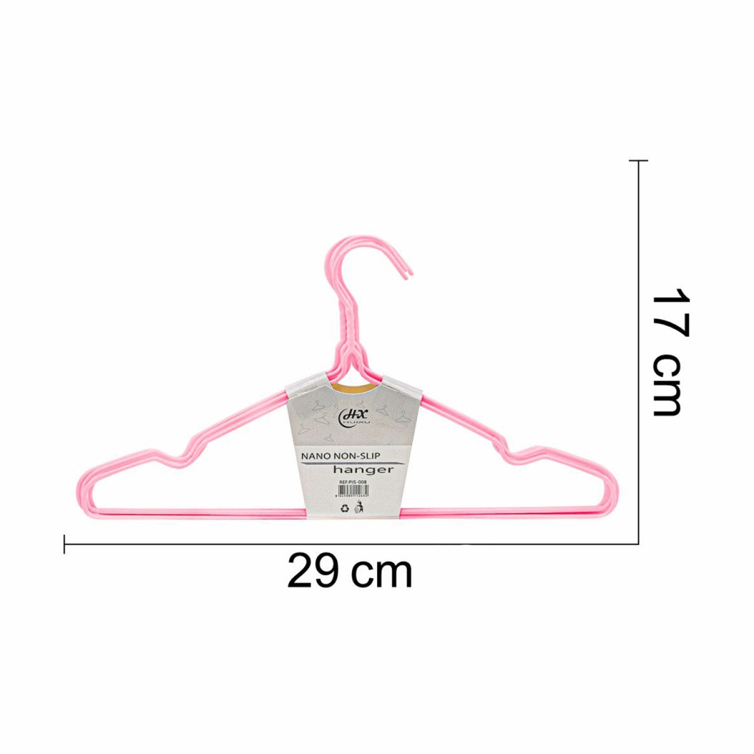 Set: Dulap Modular, 15 Uși, 197x110x37cm, Roz + Set 10 umerase, haine copii, 29x17cm, Roz| D7144 + D5543