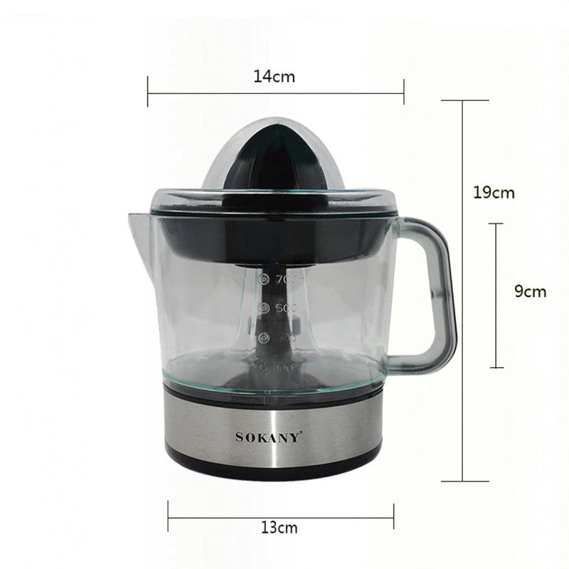 Storcător citrice Sokany 700 ml - Suc proaspăt, rapid și fără efort ❘ JE-623D