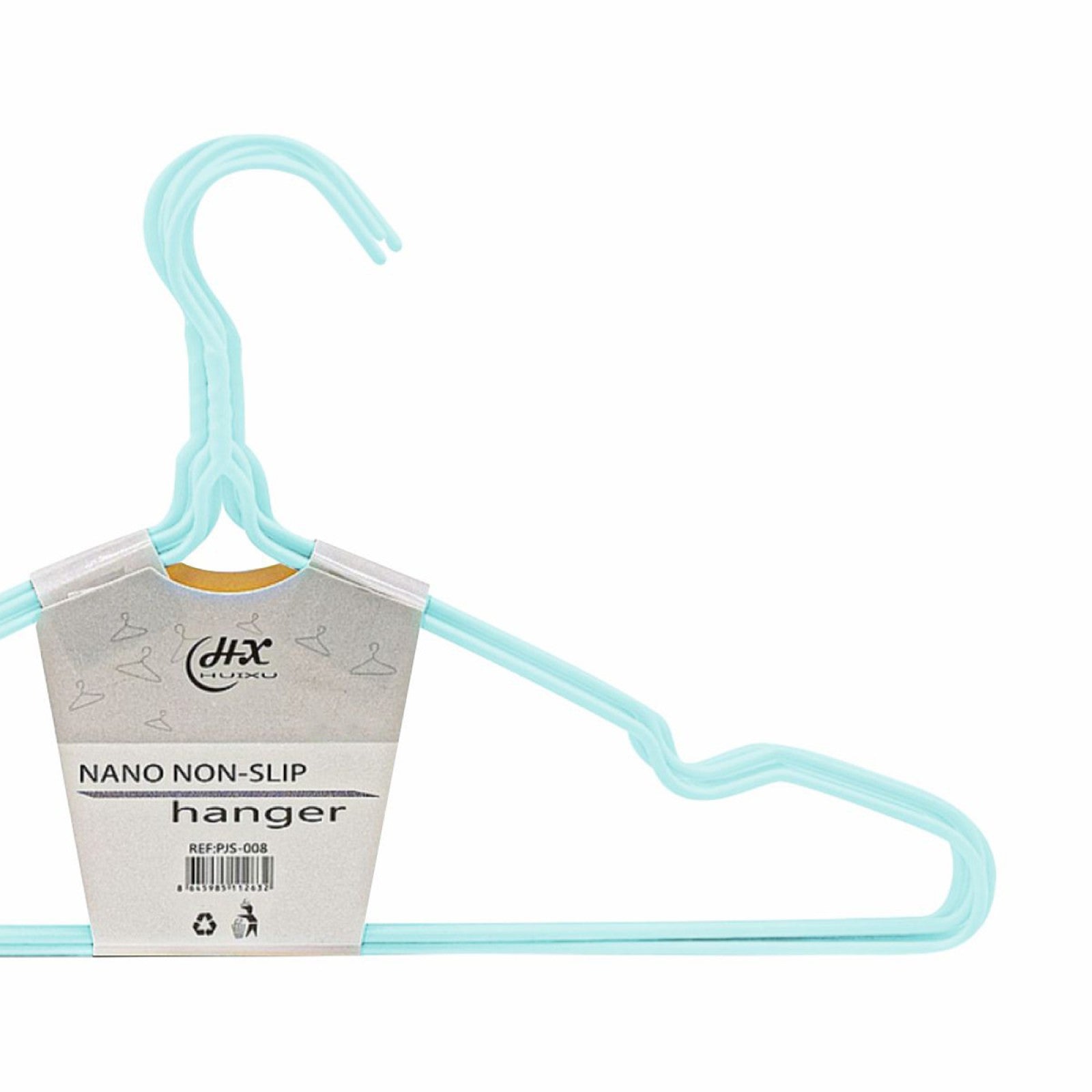 Set: Dulap Modular Copii, 4 Usi, Blue + Set 10 umerase, haine copii, Turcoaz | D4381 / D5543